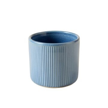 Oak Canyon Empty Candle Holder - Blue