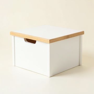 Lake Bluff Low Toy Storage Unit - White (synthetic illustration; no displayed measurements)