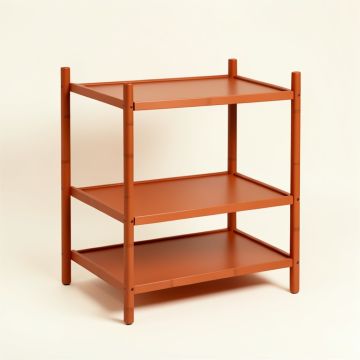 Birch Arc Empty Countertop Canister Rack (synthetic illustration; no displayed measurements)