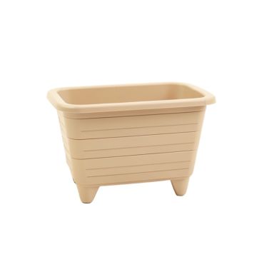 Meadow Bridge Empty Raised Planter - Beige
