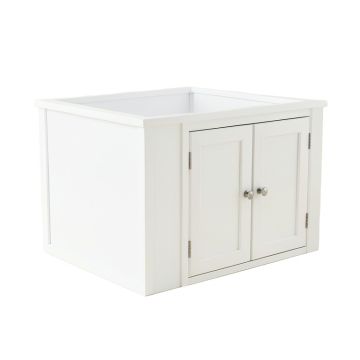 Cove Brook Empty Furniture-Style Litter Enclosure - White