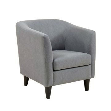 Parsons Upholstered Chair In Gray