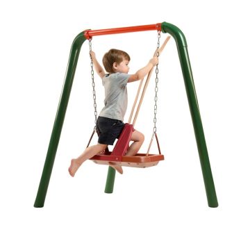 Child Climbing And Rocking Hors Swing Set