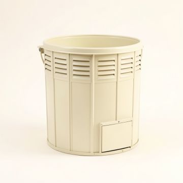 Hill Crest Closed Garden Compost Bin - Ivory (synthetic illustration; no displayed measurements)
