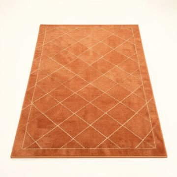 Harbor Branch Rectangular Area Rug - Terracotta (synthetic illustration; no displayed measurements)