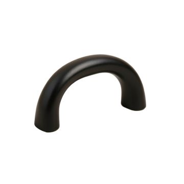 Olive Bend Cabinet Handle Without Packaging - Black