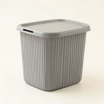 Dune Bluff Laundry Hamper - Gray (synthetic illustration; no displayed measurements)