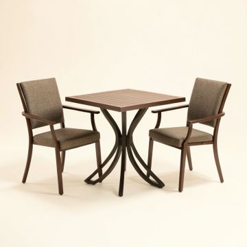 Tadwick Square 2 - Person 31.3 '' Long Bistro Set (synthetic illustration; no displayed measurements)