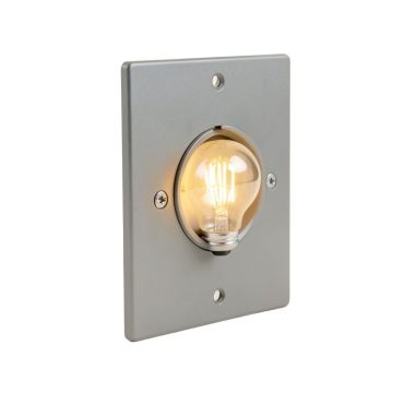 Light Bulb With Glowing High Light Effect 1-Gang Toggle Light Switch Wall Plate