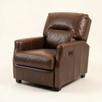 Alcorn 35.8 '' Wide Faux Leather Power Lift Assist Standard Recliner (synthetic illustration; no displayed measurements)