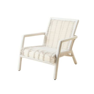 Linden Arc Outdoor Lounge Chair - White