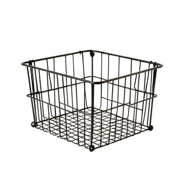 2-Tier Hand Crafted Removable Metal/Wire Basket