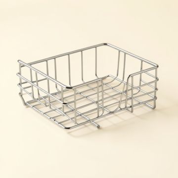 Stainless Steel Dish Rack (synthetic illustration; no displayed measurements)