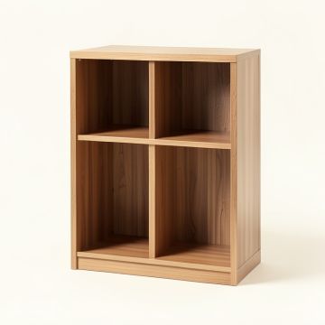 3 - Shelf Storage Cabinet (synthetic illustration; no displayed measurements)