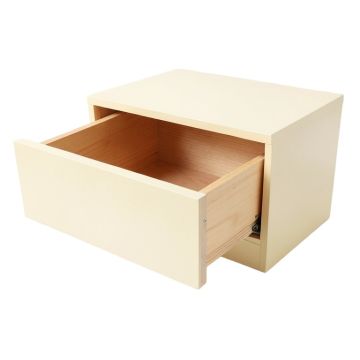Wren Bend Under-Desk Drawer Unit - Cream