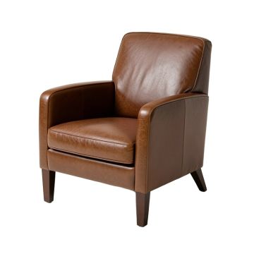 Moppe Leather Arm Chair