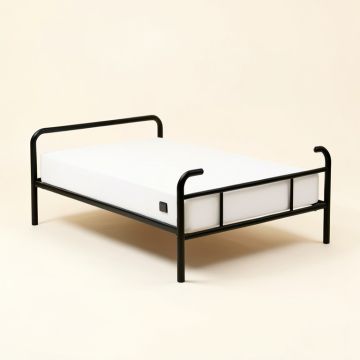 Sylvaine Complete Metal Platform Bed (synthetic illustration; no displayed measurements)