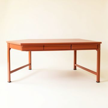Maple Canyon Empty Workshop Workbench - Terracotta (synthetic illustration; no displayed measurements)