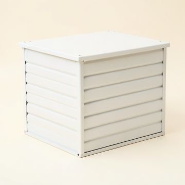 Linden Canyon Closed Outdoor Storage Box - White (synthetic illustration; no displayed measurements)