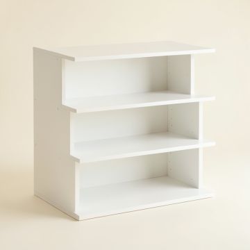 Cove Dale Desktop Shelving Unit - White (synthetic illustration; no displayed measurements)