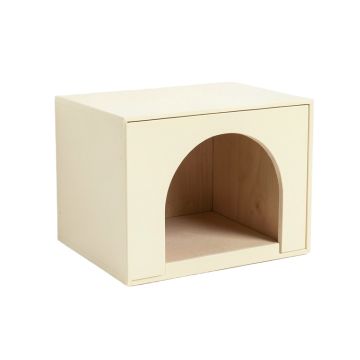 Oak Falls Wall-Mounted Cat Perch - Cream