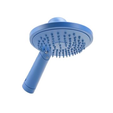 4-Inch 5-Function 25-Spray Modes Blue Led Multi Function Dual Shower Head