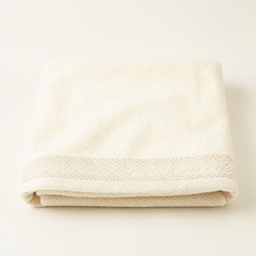 Alder Falls Bath Towel - Ivory (synthetic illustration; no displayed measurements)