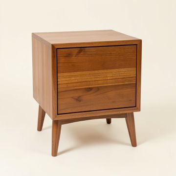 Chauvin Mid Century Modern 1 Drawer Nightstand (synthetic illustration; no displayed measurements)