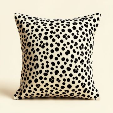 Glenwood Dalmatian Dot Cotton Animal Print Throw Pillow (synthetic illustration; no displayed measurements)
