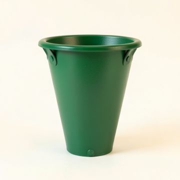 River Crest Empty Railing Planter With Integral Brackets - Green (synthetic illustration; no displayed measurements)