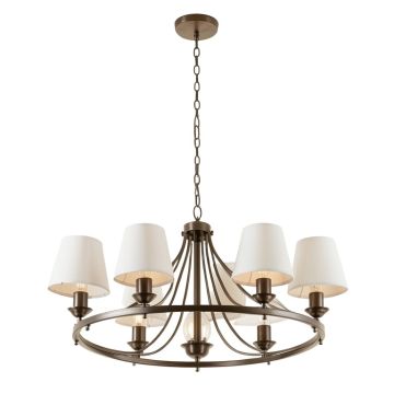 Coakley 9-Light Shaded Chandelier Tiered Chandelier