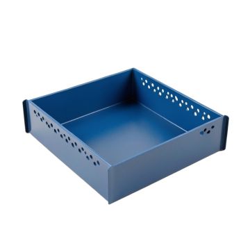Rowan Brook Empty Under-Desk Cable Tray - Blue