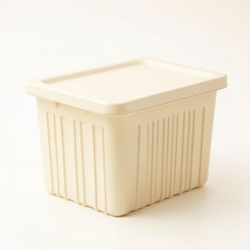Stone Bridge Closed Outdoor Storage Box - Cream (synthetic illustration; no displayed measurements)