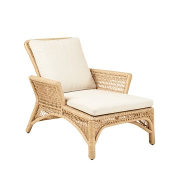 Laurel Bend Outdoor Lounge Chair - Ivory