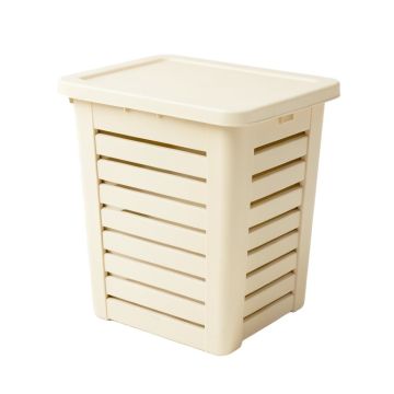 Shore Crest Closed Garden Compost Bin - Cream