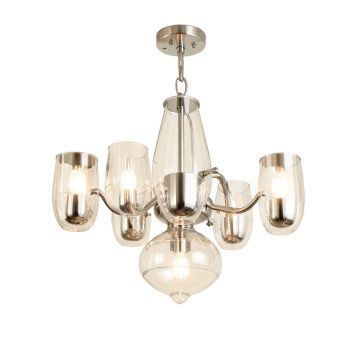 Griffey 5-Light Unique / Statement Tiered Chandelier