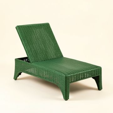 Cliff Brook Outdoor Lounge Chair - Green (synthetic illustration; no displayed measurements)