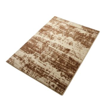 Iredale Abstract Tufted Wool Brown/Beige Area Rug