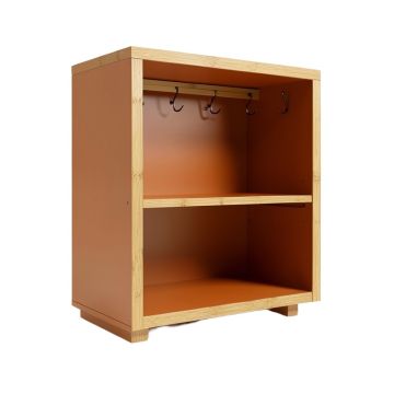 Dune Bend Empty Mug-Storage Cabinet Insert - Terracotta