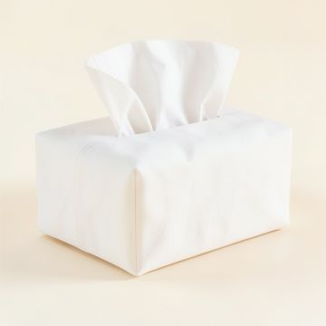 Libby Bees Embroidered Tissue Box Cover (synthetic illustration; no displayed measurements)