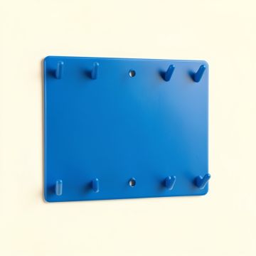 Juniper Brook Empty Wall-Mounted Tool Organizer Panel - Blue (synthetic illustration; no displayed measurements)