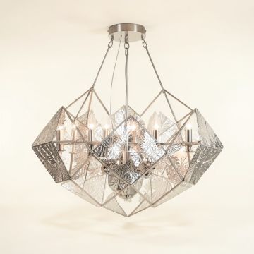 Ilkest 6 - Light Unique / Statement Geometric Chandelier (synthetic illustration; no displayed measurements)