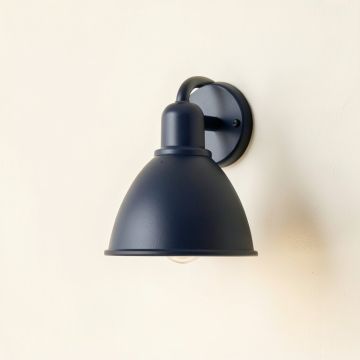 Dune Canyon Wall Sconce Mounted On A Plain Wall - Navy (synthetic illustration; no displayed measurements)