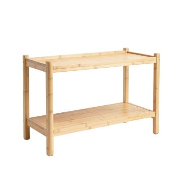 Cliff Bend Empty Countertop Canister Rack - Beige