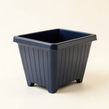 Alder Crossing Empty Raised Planter - Navy (synthetic illustration; no displayed measurements)