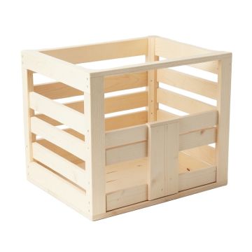 Wren Branch Empty Furniture-Style Pet Crate - Ivory