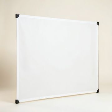Yardmaster2 White Portable Folding Frame Projector Screen (synthetic illustration; no displayed measurements)