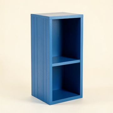 Laurel Bluff Narrow Cubby Tower - Blue (synthetic illustration; no displayed measurements)