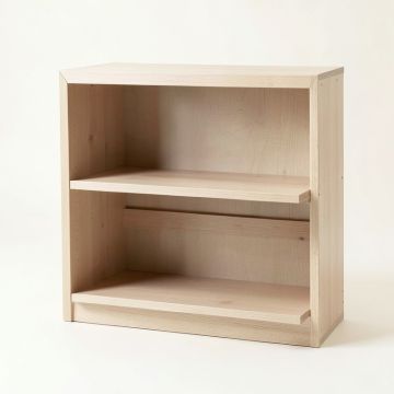 Clay Crossing Desktop Shelving Unit - Beige (synthetic illustration; no displayed measurements)