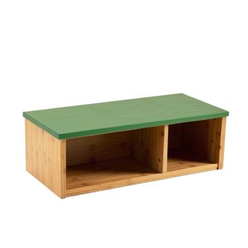 Willow Dale Shoe Storage Bench - Green
